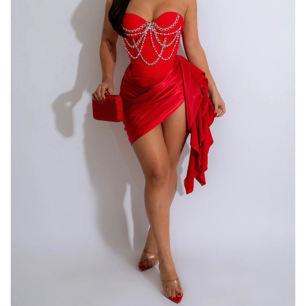 Red Mini Dress NEW